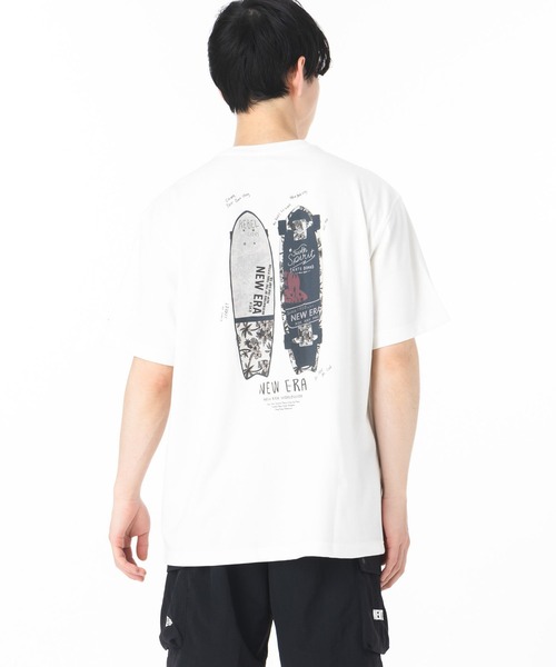 【韓国】ニューエラ■新作*スケートボードTシャツ■追跡送料込 セール】ニューエラ 韓国企画 半袖Tシャツ スケートボード（T