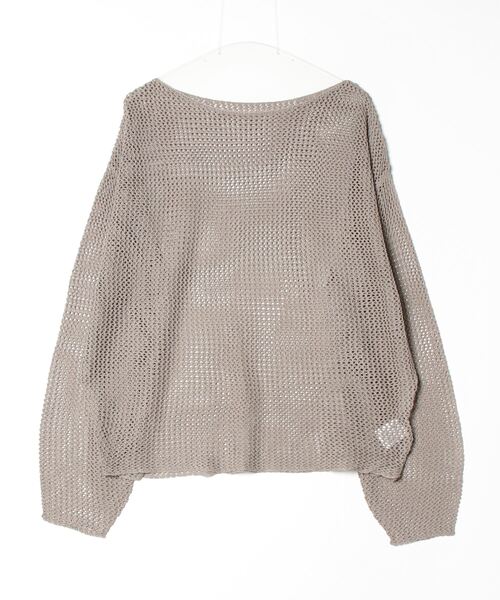 ニット セーター RIKKA FEMME/リッカファム 透かし編みクルーニット RF24HS03 レディース RIKKA FEMME リッカファム ニット レディース セーター 透かし