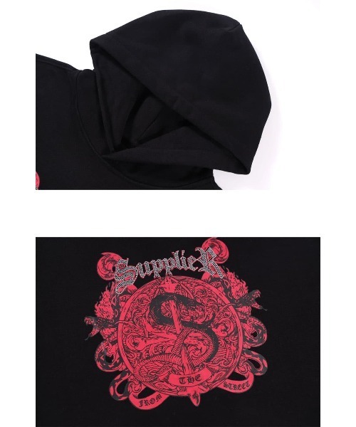 サプライヤー SNAKE EMBLEM HOODIE SUPPLIER パーカー フーディー｜SNAKE EMBLEM HOODIE｜SUPPLIER