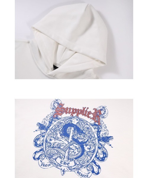 SUPPLIER パーカー フーディー｜SNAKE EMBLEM HOODIE｜SUPPLIER