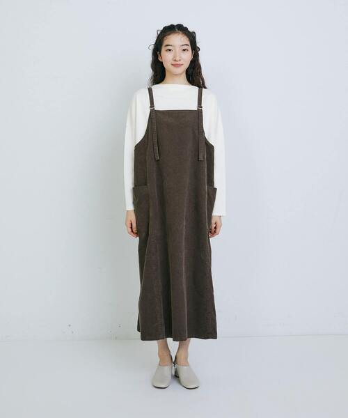 conges payes ADIEU TRISTESSE ジャンパースカート コーデュロイ