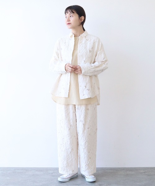 【美品】yuni ユニ リネン100% ブラウス チュニック オーバーサイズ yuni ブラウス シャツ キュプラ リサイクルコットンツイル