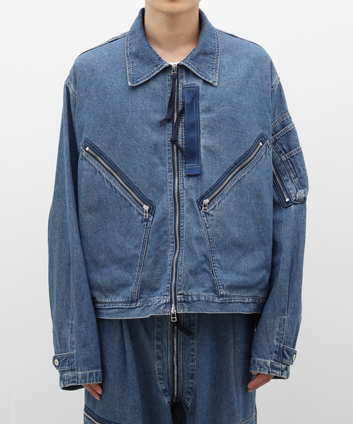 デニムジャケット gジャン PRODUCT TWELVE Flight Jacket メンズ 