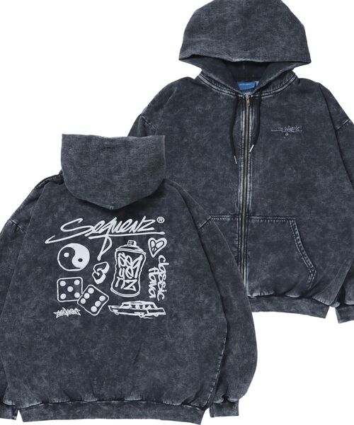 SEQUENZE パーカー 「SEQUENZ（シークエンズ）」LOGO MOTIF