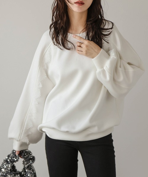 SUGARROSE裏毛ランタンスリーブスエット 楽天市場】【7/25(金)23:59迄クーポンで10％OFF】スウェット