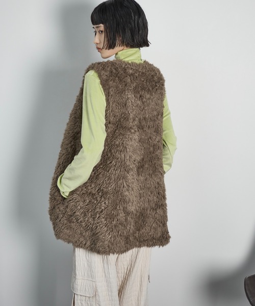 THE Yon ダウンベスト ベスト キルトライニングエコファーミドルジレ