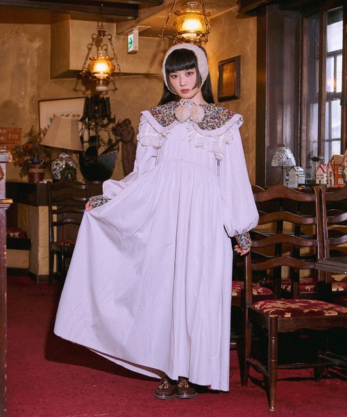 【中古】23区 ナイロンコットンタフタウエストシャーリングワンピース フレア ミモレ ロング ノースリーブ 茶 23区 ナイロンコットンタフタウエストシャーリングワンピース フレア