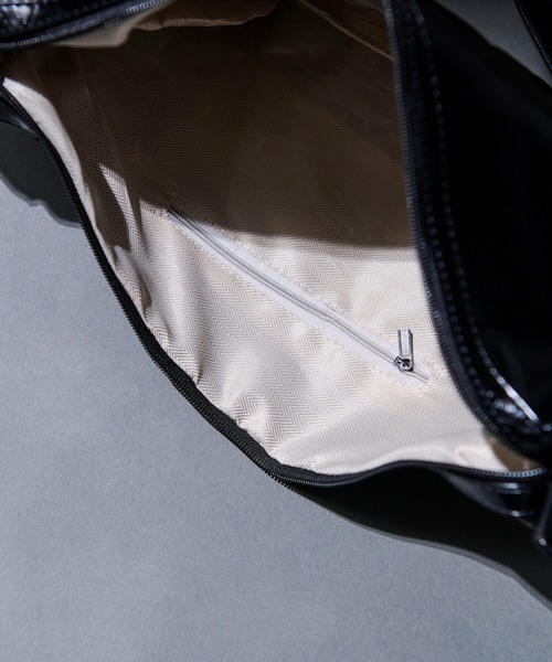 【新品タグ付き】Ellno Loset ２WAYシルバーバックルブルゾン 2WAYシルバーバックルブルゾン（ブルゾン）｜Ellno Loset