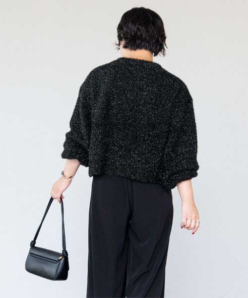 黒ニットです♡ ANY SIS(エニィスィス)のCICA加工 ビューティ畔ボトルネック ニット