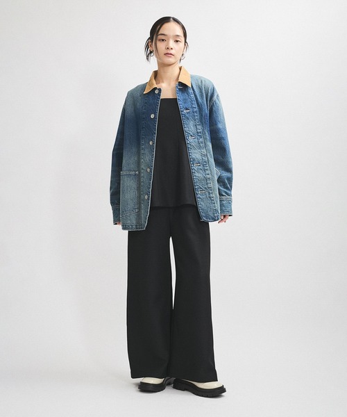 【逸品】・【サステナブル】ペプラムロンパース ADAM ET ROPÉ FEMME(アダム エ ロペ ファム) / 【逸品