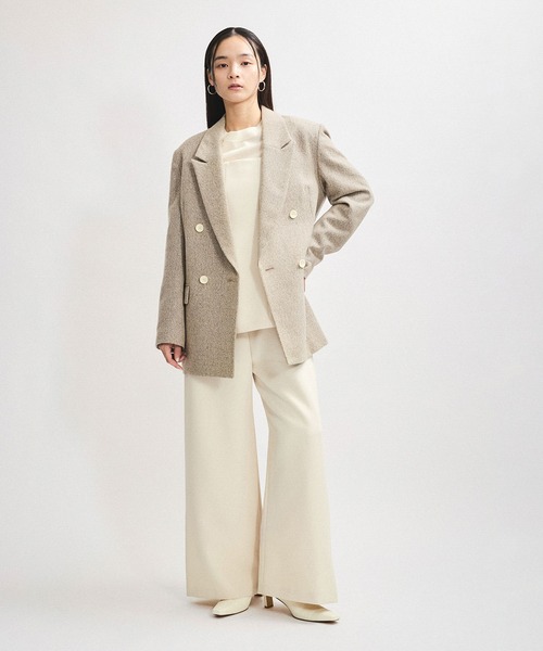 【逸品】・【サステナブル】ペプラムロンパース ADAM ET ROPÉ FEMME(アダム エ ロペ ファム) / 【逸品
