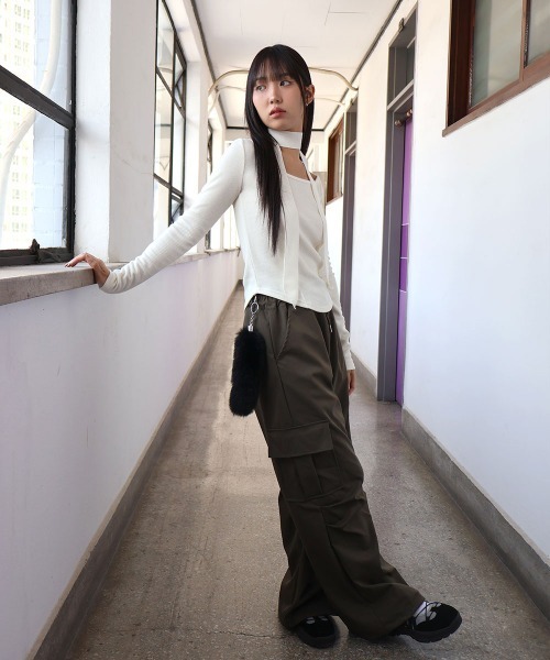 4INT. キーホルダー フェイクファー しっぽ キーホルダー : ZOZOTOWN