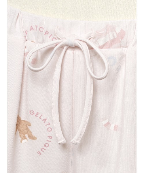 gelato pique パジャマ ルームウェア ウォッシングベア柄Tシャツ