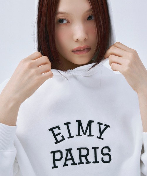 パーカー EIMY PARISロゴフーディー レディース eimy istoire パーカー EIMY PARISロゴフーディー レディース