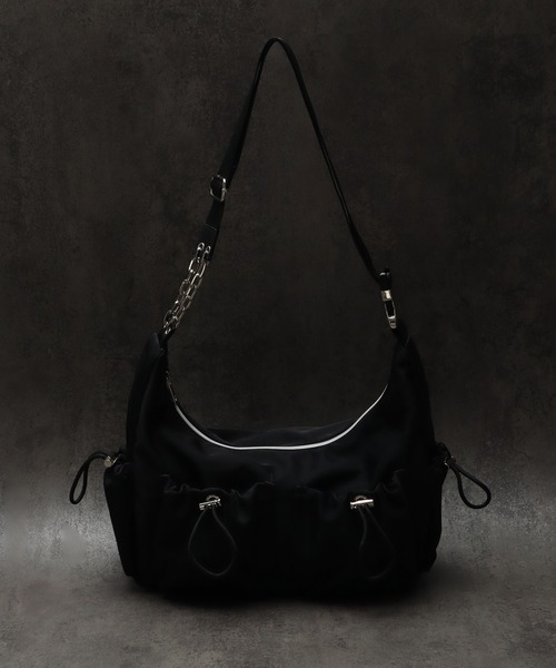 ELLUV ショルダーバッグ 「ELLUV/エルヴ」ダブルチェーンギミック