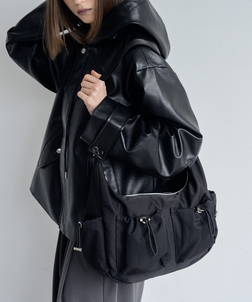 ELLUV ショルダーバッグ 「ELLUV/エルヴ」ダブルチェーンギミック