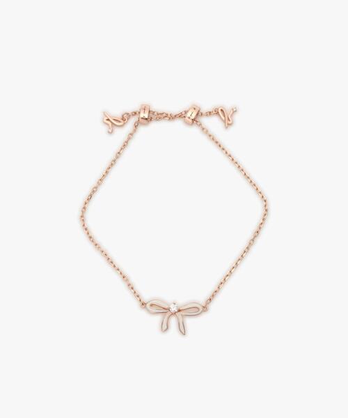 ■agnes b.■Ladies\"Wrapped in Love\"リボンブレスレット/送料込 agnes b. ブレスレット H925 リボン モチーフ ”Wrapped in Love