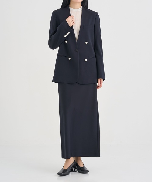 CINOH スカート 「CINOH/チノ」BLACK FORMAL TIGHT SKIRT