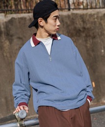 セーター ニット ニットカラーハーフジッププルオーバー メンズ｜ZOZOTOWN Yahoo!店