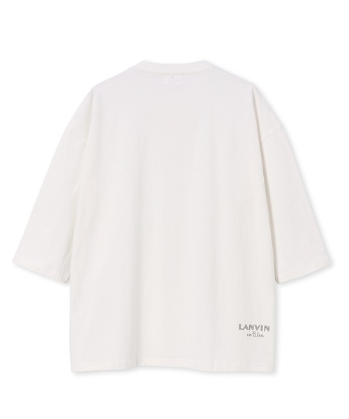 tシャツ ヘビーウェイト(8オンス) リラックスフィット 7分袖 ヘンリーTシャツ メンズ | LANVIN en Bleu | 14