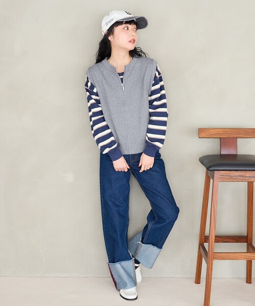 FREAK'S STORE（フリークスストア） ベスト ジレ 夏 バイオウォッシュ