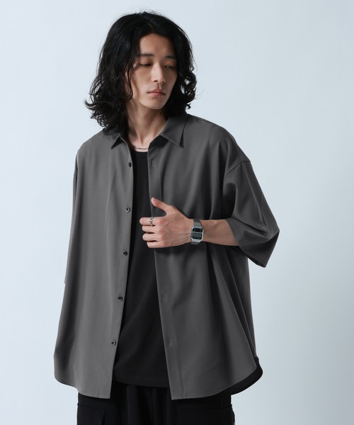 RAGEBLUE（レイジブルー） シャツ 半袖 「LUXURY+EASY」「接触冷感