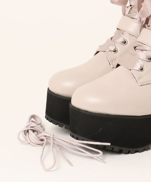 「attagirl」 ショートブーツ LL ブラック レディース_画像5