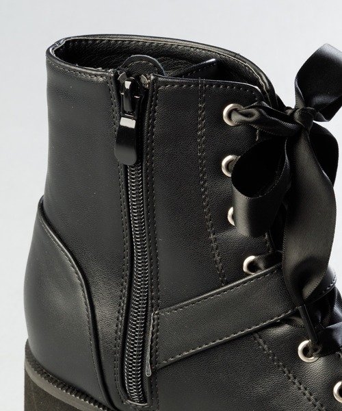 「attagirl」 ショートブーツ LL ブラック レディース_画像6