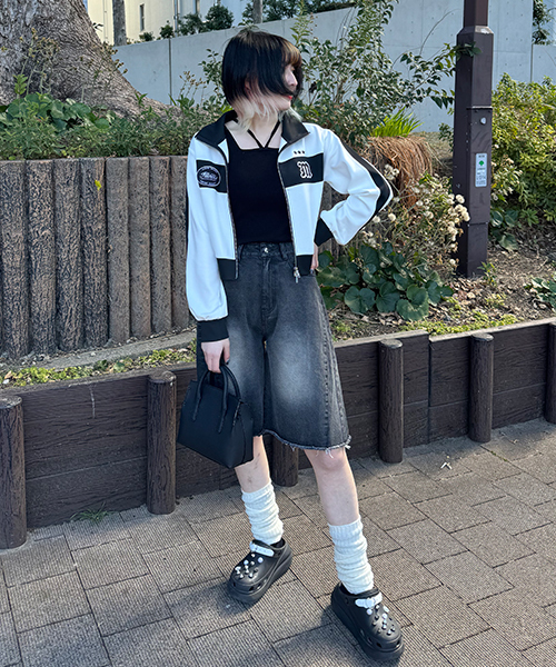 Miーje（ミジェ） ハーフパンツ ジーンズ デニム デニムパンツ ViVi9月