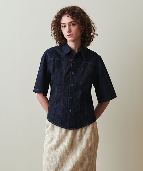 ブラウス シャツ 「Steven Alan」ライトオンスデニム シャツ レディース STEVEN ALAN ブラウス シャツ 「Steven Alan」ライトオンス