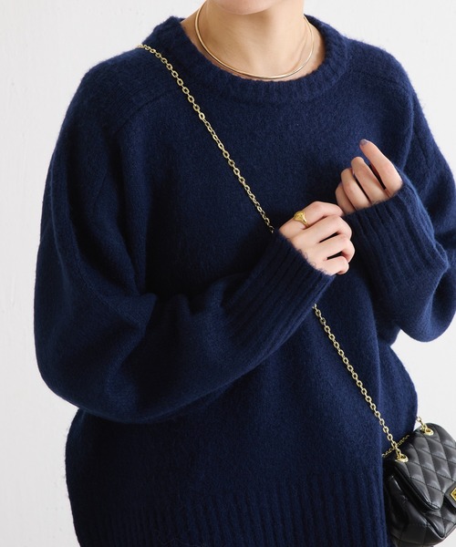 「COLLAGE GALLARDAGALANTE」 長袖ニット FREE ブルー レディース_画像2