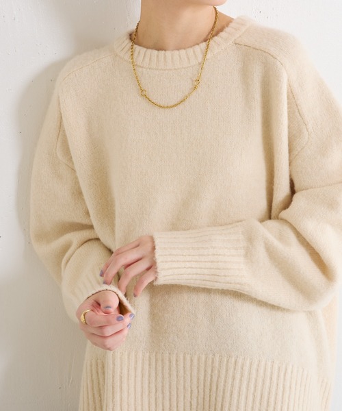 「COLLAGE GALLARDAGALANTE」 長袖ニット FREE ブルー レディース_画像4