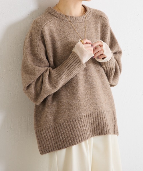 「COLLAGE GALLARDAGALANTE」 長袖ニット FREE ブルー レディース_画像8