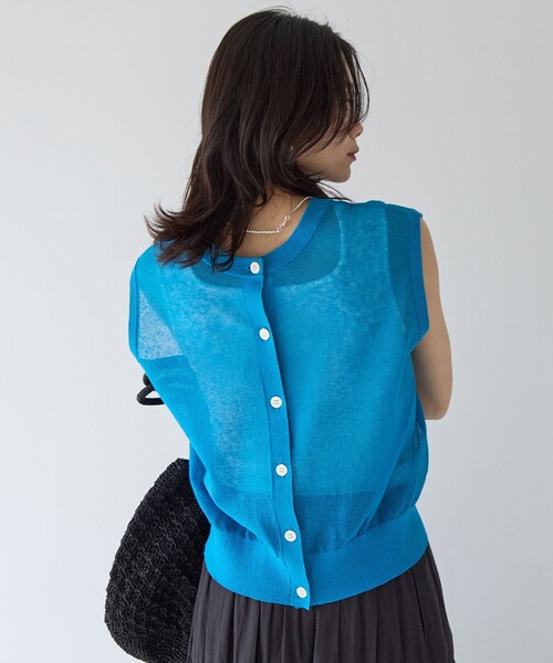 超美品 green label relaxing ニット 新品未使用タグ付 green label relaxing ニット セーター シャーリー Vネック