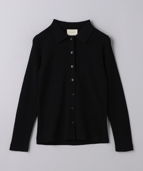 定価1.8万UNITED ARROWS リブ ポロニット UNITED ARROWS カーディガン リブ ポロニット レディース