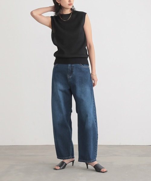 for/c（フォーシー） tシャツ 「新色追加」シアープリーツノースリーブ