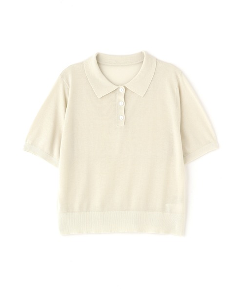 N.Natural Beauty Basic ポロシャツ ポロ シアーポロニット