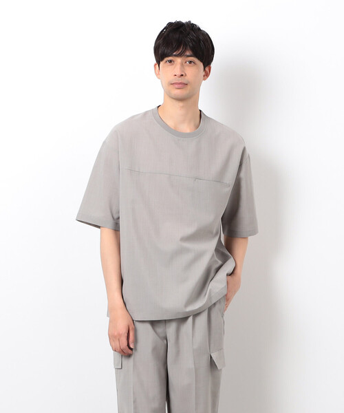COMME CA ISM（コムサイズム） tシャツ 「セットアップ対応」リネン 