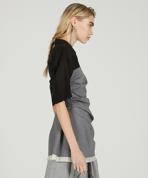 トップス Prank Project Asymmetrical Draping Bare Asymmetrical Draping Bare Top