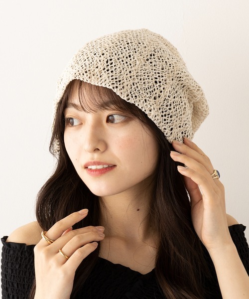 La Maison de Lyllis（ラメゾンドリリス） ニット帽 ニットキャップ