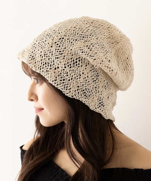 La Maison de Lyllis（ラメゾンドリリス） ニット帽 ニットキャップ