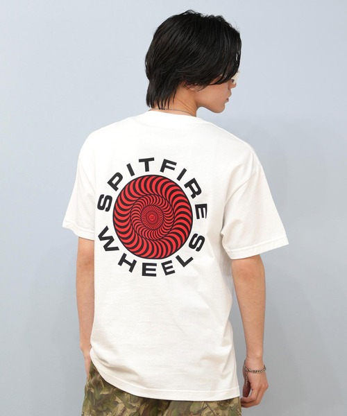 L 良品 USA製 90s SPITFIRE スピットファイヤー Tシャツ ムラサキスポーツ（MURASAKI SPORTS） tシャツ SPITFIRE/スピット