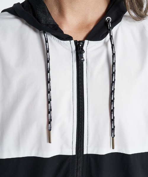 [ROXY] Zip выше блузон SMALL голубой женский 