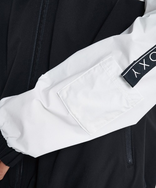[ROXY] Zip выше блузон SMALL голубой женский 