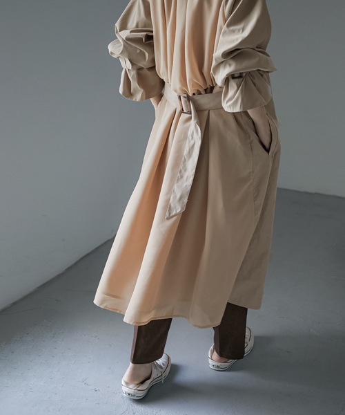 「Fashion Letter」 トレンチコート M ベージュ レディース_画像7