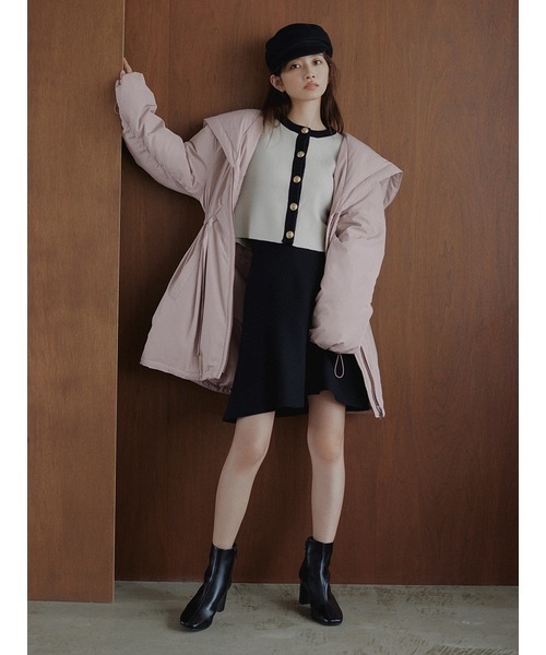 SNIDEL（スナイデル） ダウンコート 0 ピンク レディース : ZOZOTOWN