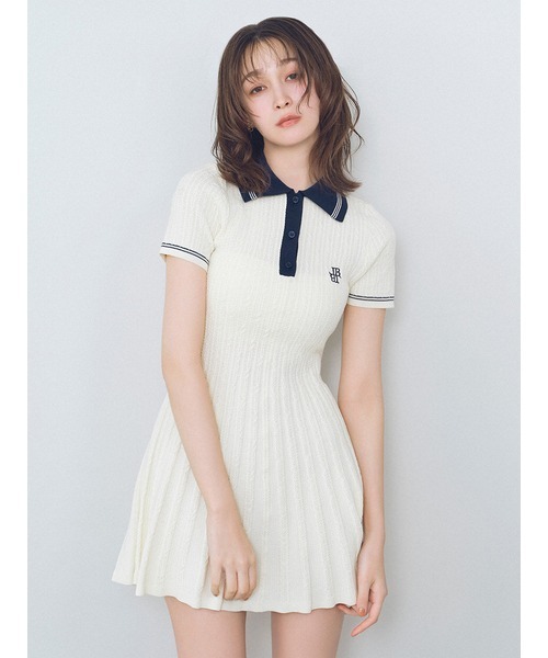 最高の品質 LILY BROWN ZOZOTOWN : ポロニットミニワンピース ワンピース ワンピース