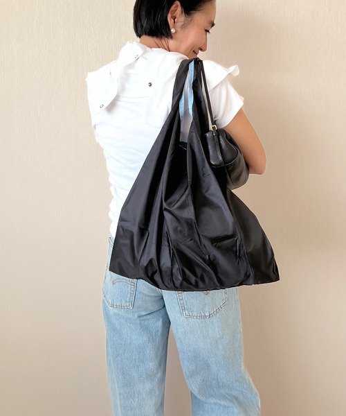 waste store エコバック アニエスベー WT09 SAC サイドロゴエコバッグをレビュー