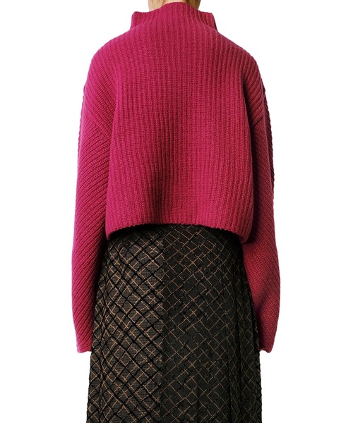 「LE CIEL BLEU」 長袖ニット 36 ネイビー レディース_画像5