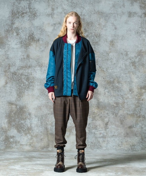 glamb ma1 ma-1 Knit Layered MA-1 / ニットレイヤードMA-1